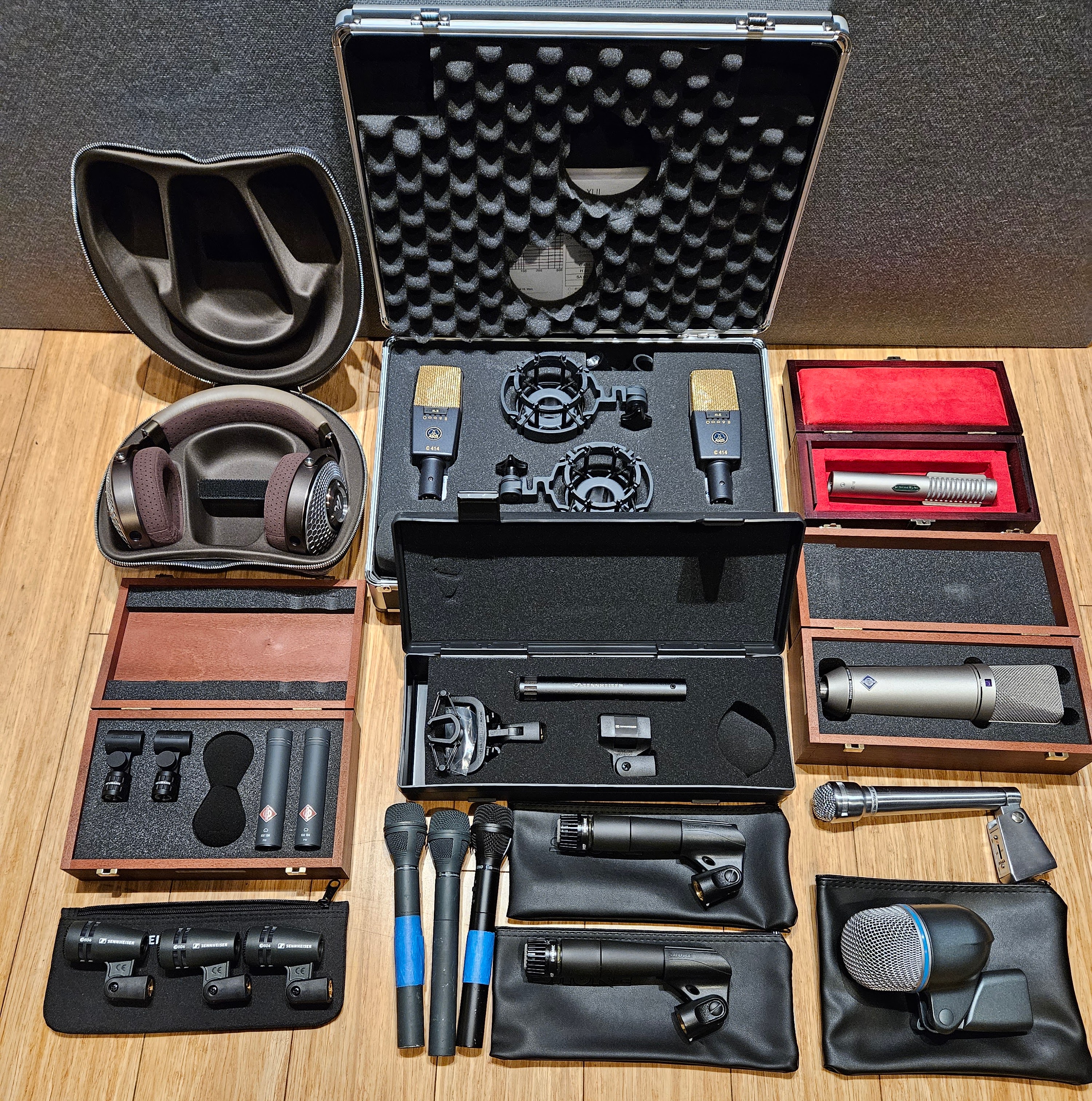 Neumann, AKG and Shure Mics